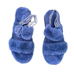 Koolaburra by Ugg Women's Fuzz-oh Sandals Women's Size‎ 7 Blue Shoes
